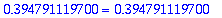 .394791119700 = .394791119700