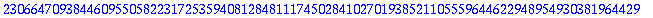 Maple_pi := 3.1415926535897932384626433832795028841971693993751058209749445923078164062862089986280348253421170679821480865132823066470938446095505822317253594081284811174502841027019385211055596446229...